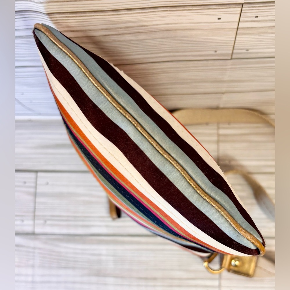 Coach Multicolor Striped Crossbody Bag - Picture 9 of 12